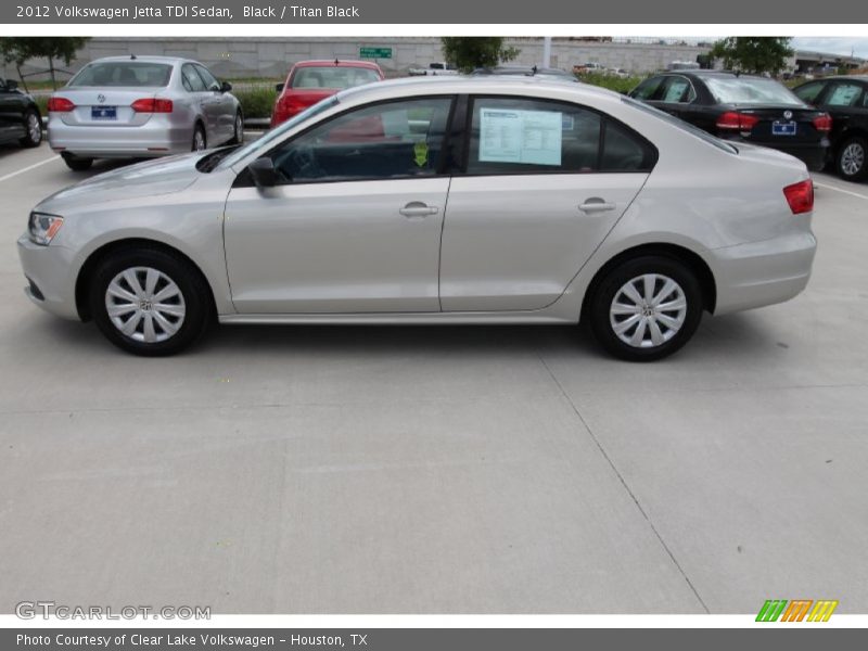 Black / Titan Black 2012 Volkswagen Jetta TDI Sedan
