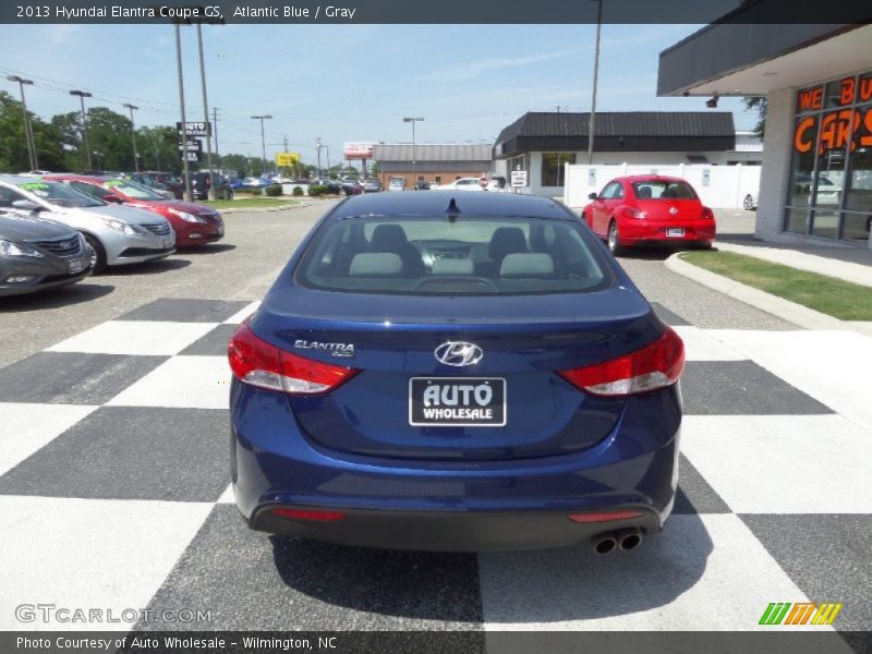 Atlantic Blue / Gray 2013 Hyundai Elantra Coupe GS