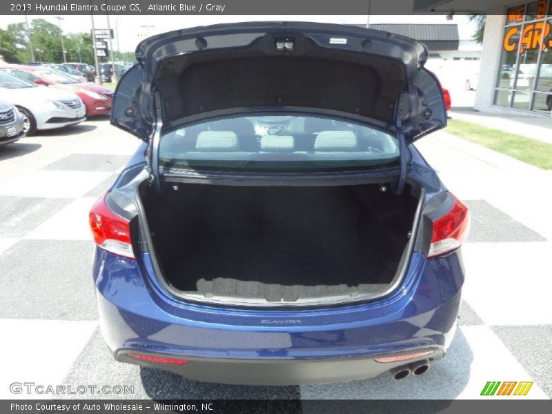 Atlantic Blue / Gray 2013 Hyundai Elantra Coupe GS