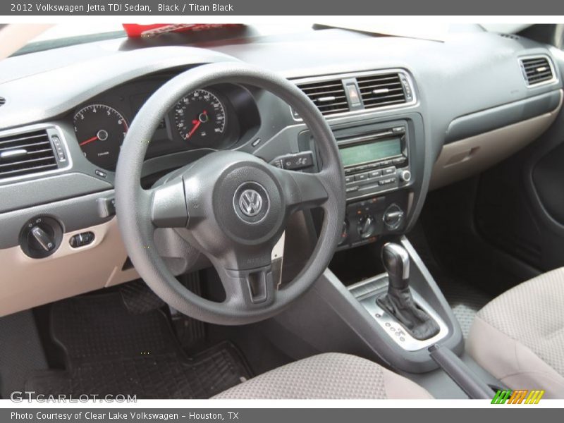 Black / Titan Black 2012 Volkswagen Jetta TDI Sedan