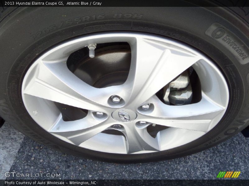 Atlantic Blue / Gray 2013 Hyundai Elantra Coupe GS