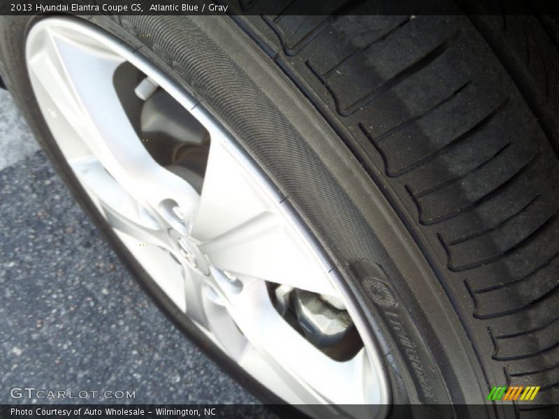 Atlantic Blue / Gray 2013 Hyundai Elantra Coupe GS