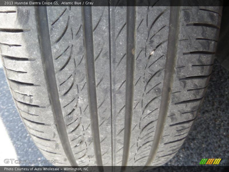 Atlantic Blue / Gray 2013 Hyundai Elantra Coupe GS
