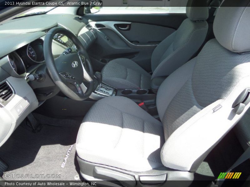 Atlantic Blue / Gray 2013 Hyundai Elantra Coupe GS