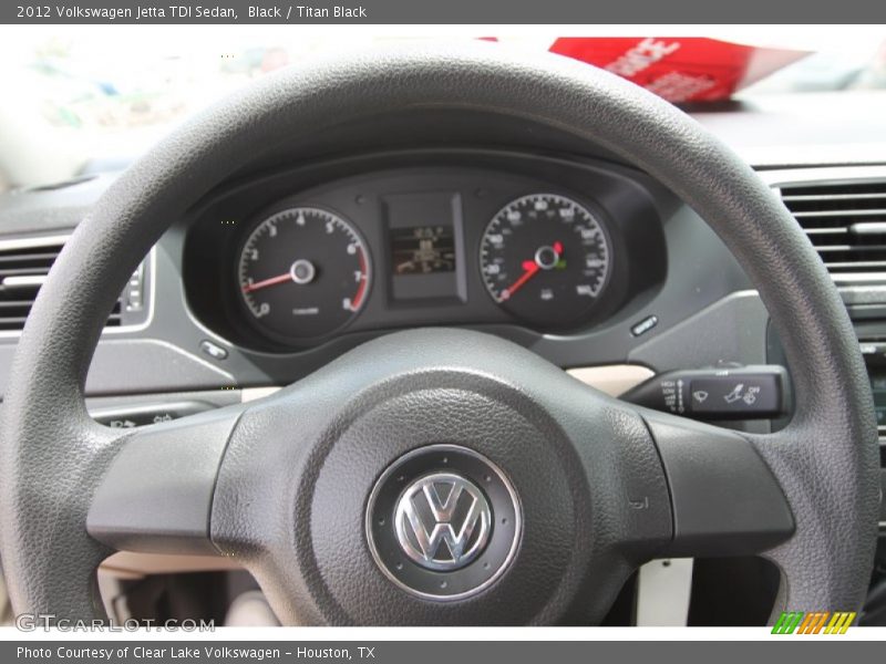 Black / Titan Black 2012 Volkswagen Jetta TDI Sedan