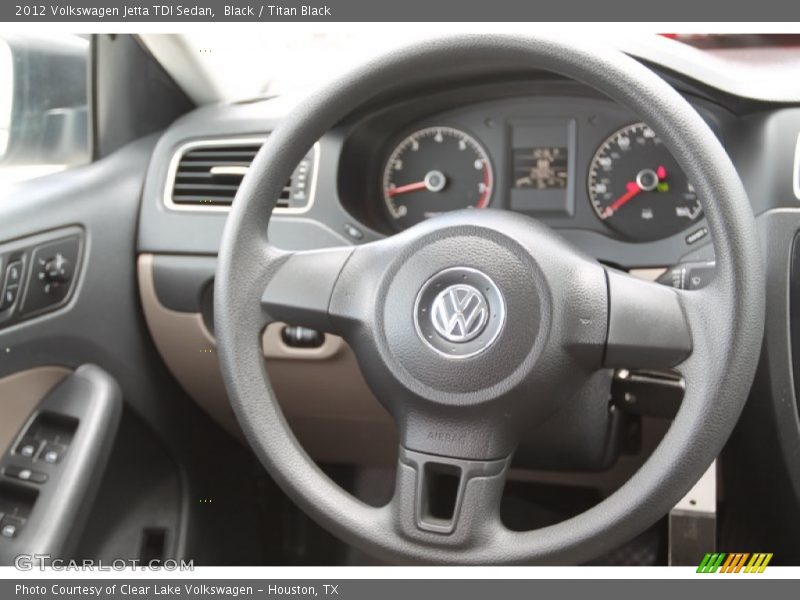 Black / Titan Black 2012 Volkswagen Jetta TDI Sedan