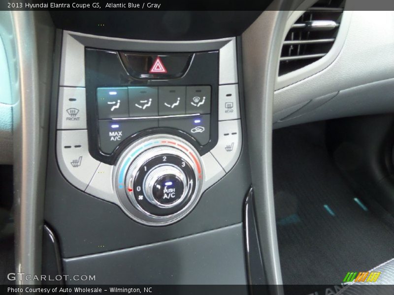 Atlantic Blue / Gray 2013 Hyundai Elantra Coupe GS