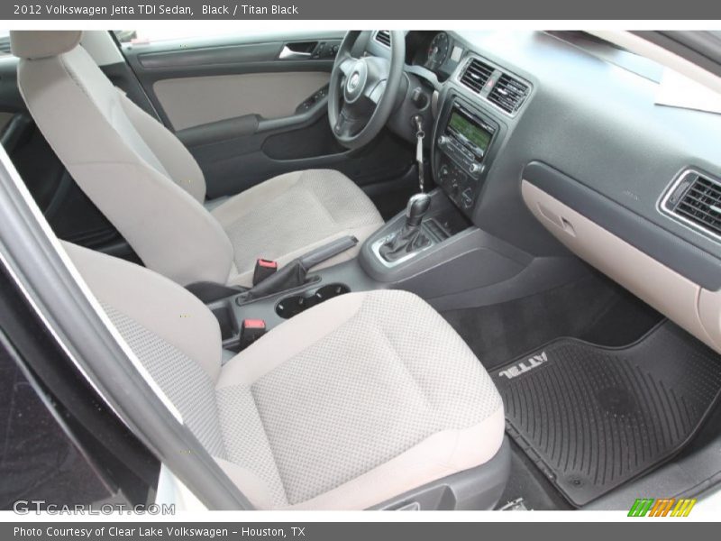 Black / Titan Black 2012 Volkswagen Jetta TDI Sedan
