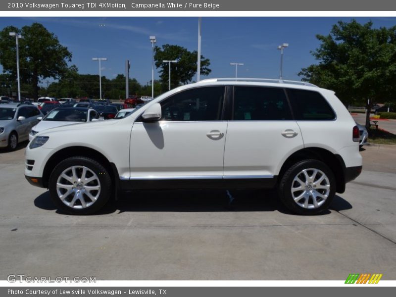 Campanella White / Pure Beige 2010 Volkswagen Touareg TDI 4XMotion