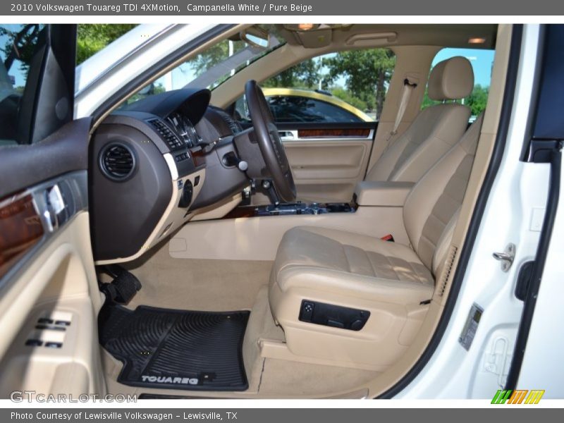 Campanella White / Pure Beige 2010 Volkswagen Touareg TDI 4XMotion