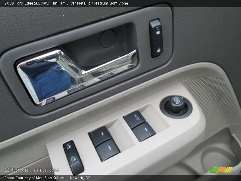 Brilliant Silver Metallic / Medium Light Stone 2009 Ford Edge SEL AWD