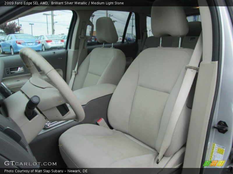 Brilliant Silver Metallic / Medium Light Stone 2009 Ford Edge SEL AWD