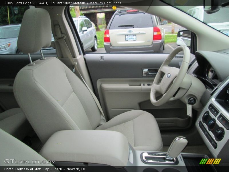 Brilliant Silver Metallic / Medium Light Stone 2009 Ford Edge SEL AWD
