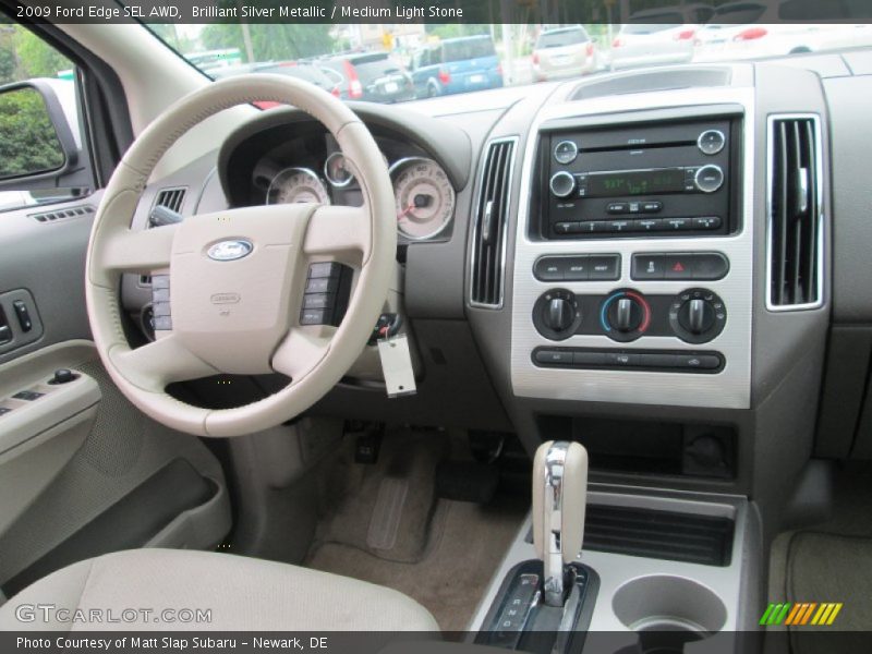 Brilliant Silver Metallic / Medium Light Stone 2009 Ford Edge SEL AWD
