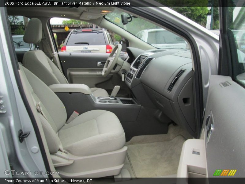 Brilliant Silver Metallic / Medium Light Stone 2009 Ford Edge SEL AWD