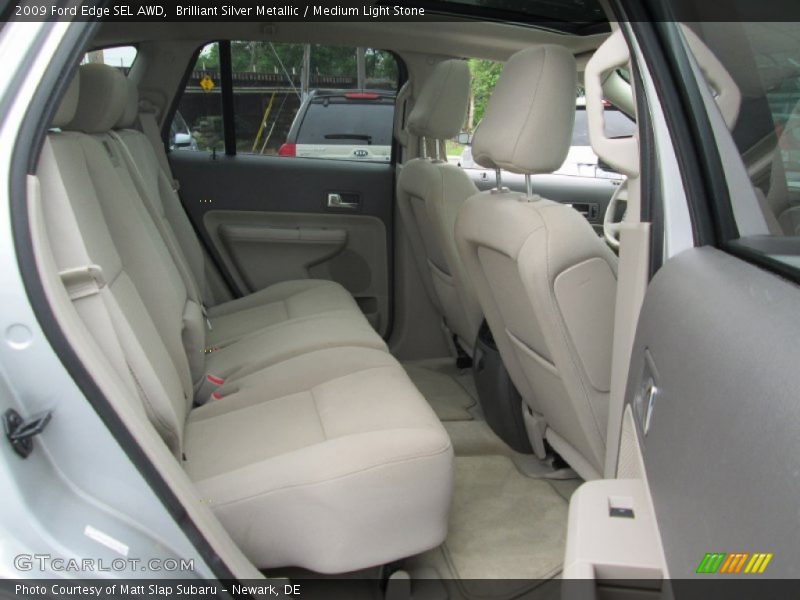 Brilliant Silver Metallic / Medium Light Stone 2009 Ford Edge SEL AWD