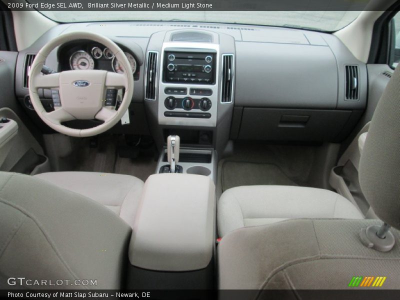 Brilliant Silver Metallic / Medium Light Stone 2009 Ford Edge SEL AWD