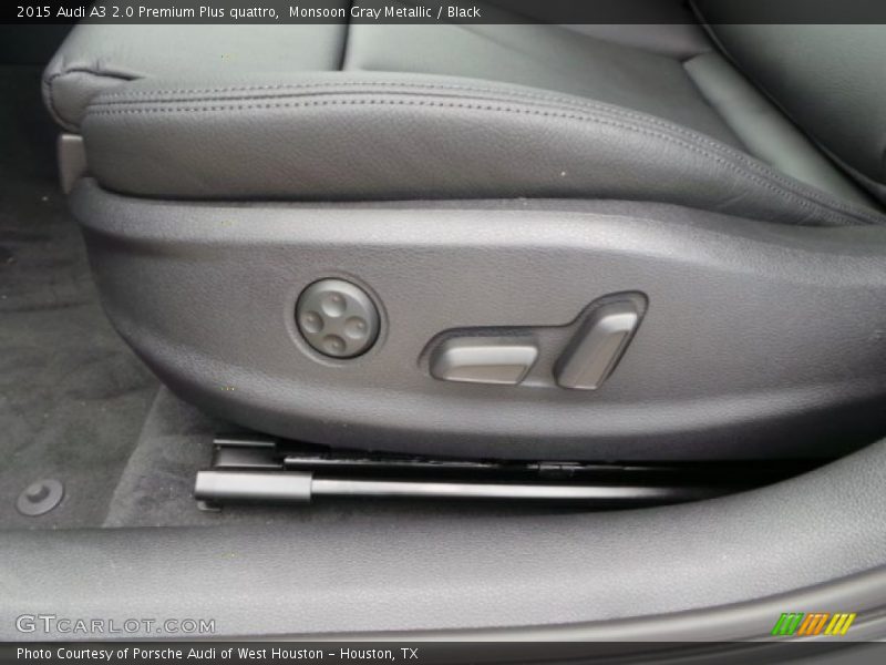 Monsoon Gray Metallic / Black 2015 Audi A3 2.0 Premium Plus quattro