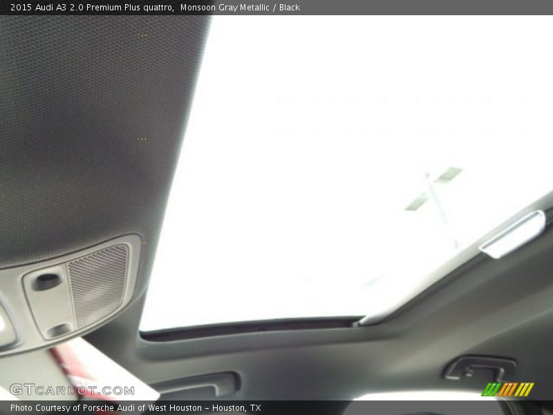 Monsoon Gray Metallic / Black 2015 Audi A3 2.0 Premium Plus quattro