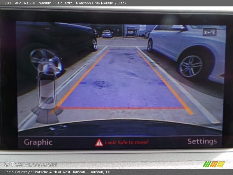 Monsoon Gray Metallic / Black 2015 Audi A3 2.0 Premium Plus quattro