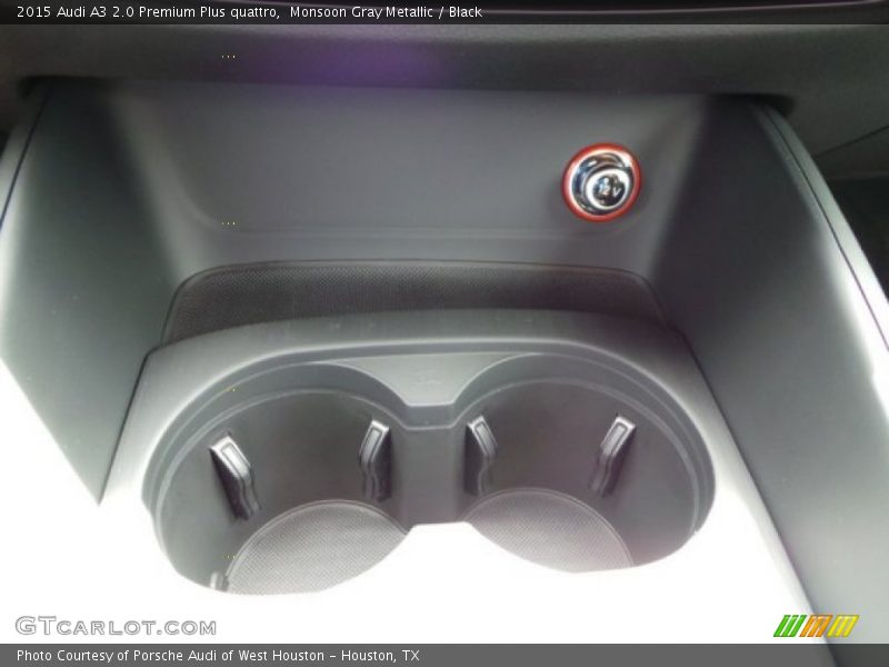 Monsoon Gray Metallic / Black 2015 Audi A3 2.0 Premium Plus quattro