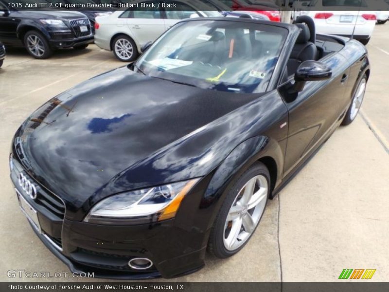 Brilliant Black / Black 2015 Audi TT 2.0T quattro Roadster