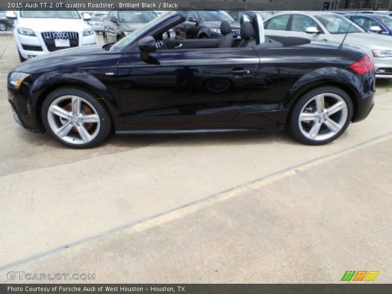 Brilliant Black / Black 2015 Audi TT 2.0T quattro Roadster