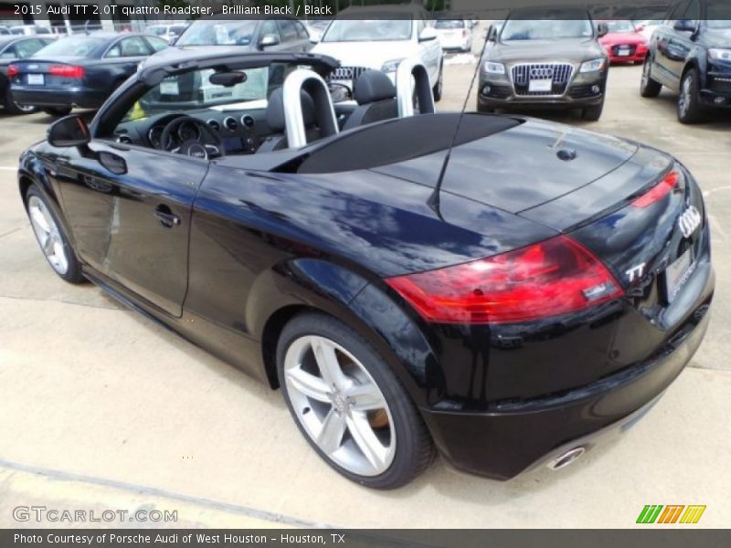 Brilliant Black / Black 2015 Audi TT 2.0T quattro Roadster