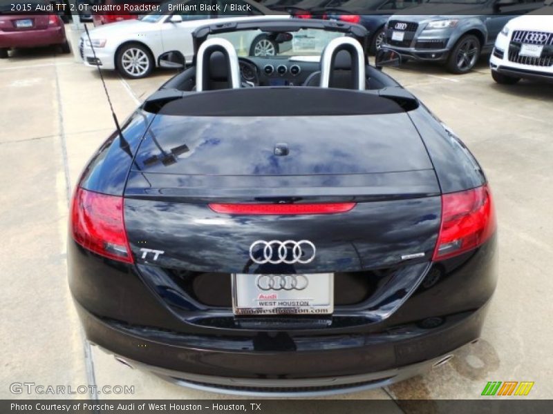 Brilliant Black / Black 2015 Audi TT 2.0T quattro Roadster