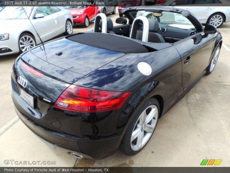 Brilliant Black / Black 2015 Audi TT 2.0T quattro Roadster