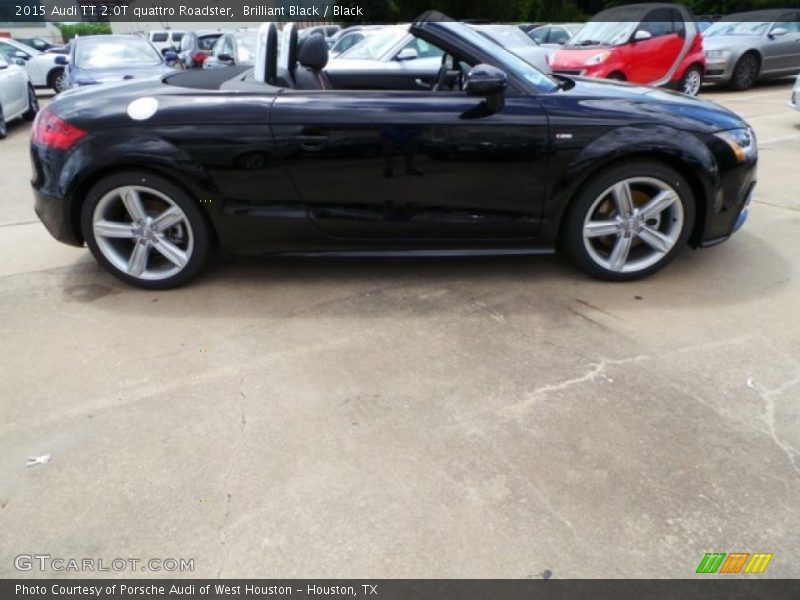 Brilliant Black / Black 2015 Audi TT 2.0T quattro Roadster