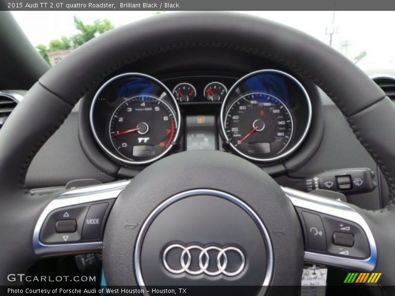 Brilliant Black / Black 2015 Audi TT 2.0T quattro Roadster