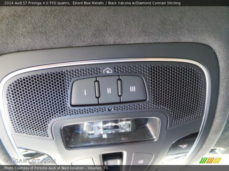 Estoril Blue Metallic / Black Valcona w/Diamond Contrast Stitching 2014 Audi S7 Prestige 4.0 TFSI quattro