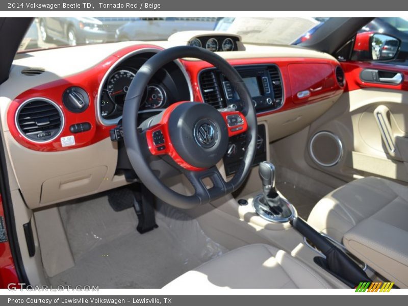 Beige Interior - 2014 Beetle TDI 