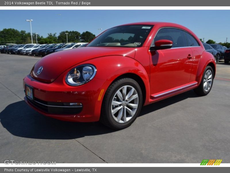 Tornado Red / Beige 2014 Volkswagen Beetle TDI