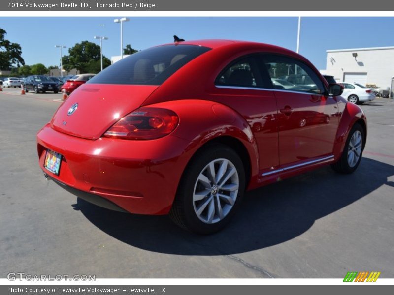 Tornado Red / Beige 2014 Volkswagen Beetle TDI