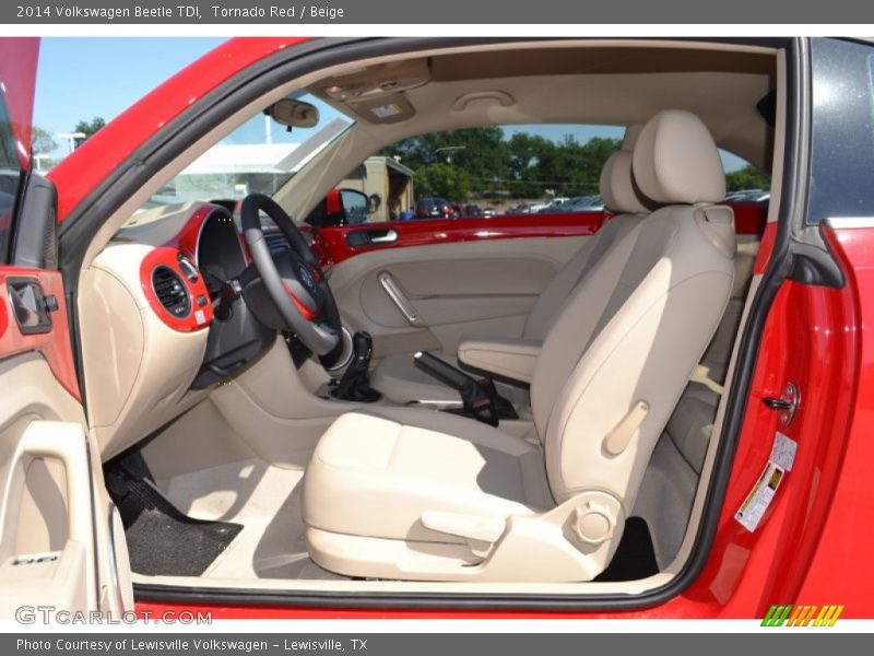 Tornado Red / Beige 2014 Volkswagen Beetle TDI