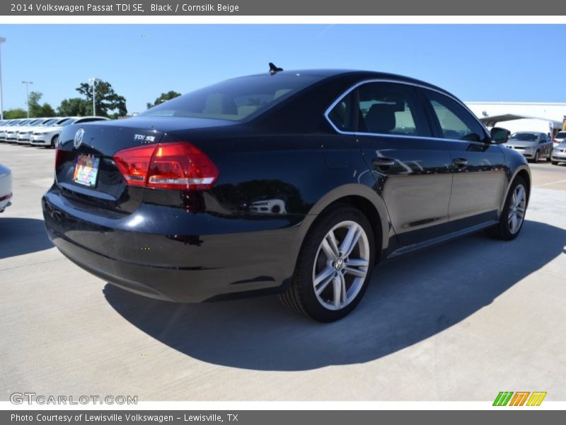 Black / Cornsilk Beige 2014 Volkswagen Passat TDI SE