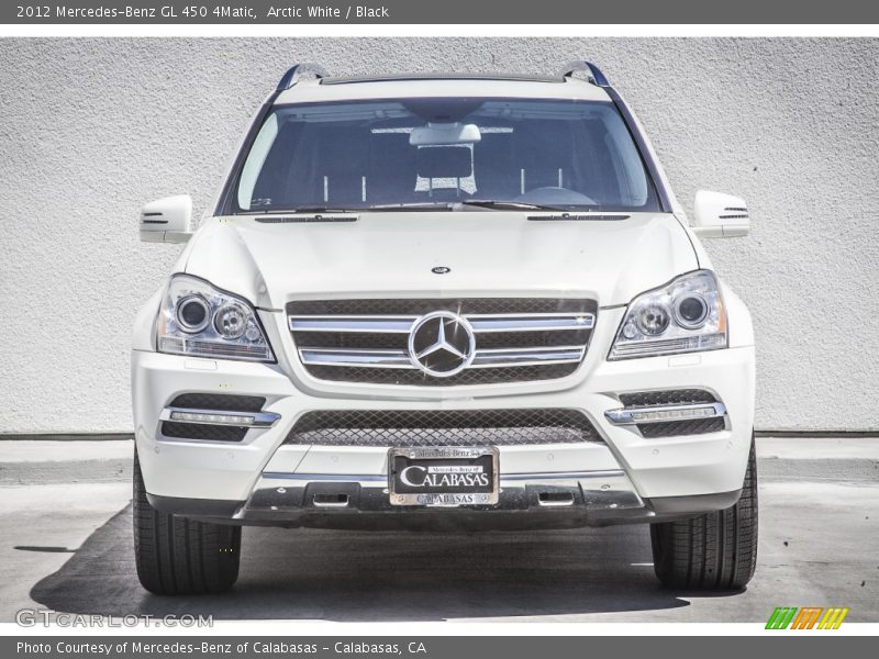 Arctic White / Black 2012 Mercedes-Benz GL 450 4Matic