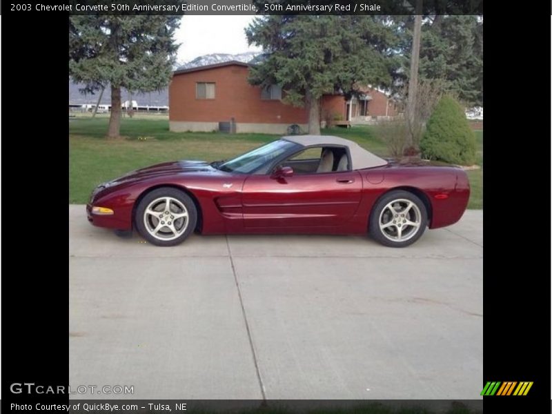 50th Anniversary Red / Shale 2003 Chevrolet Corvette 50th Anniversary Edition Convertible