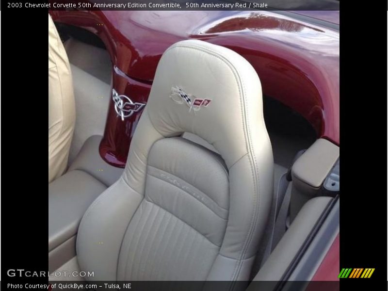  2003 Corvette 50th Anniversary Edition Convertible Shale Interior