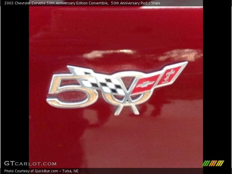  2003 Corvette 50th Anniversary Edition Convertible Logo