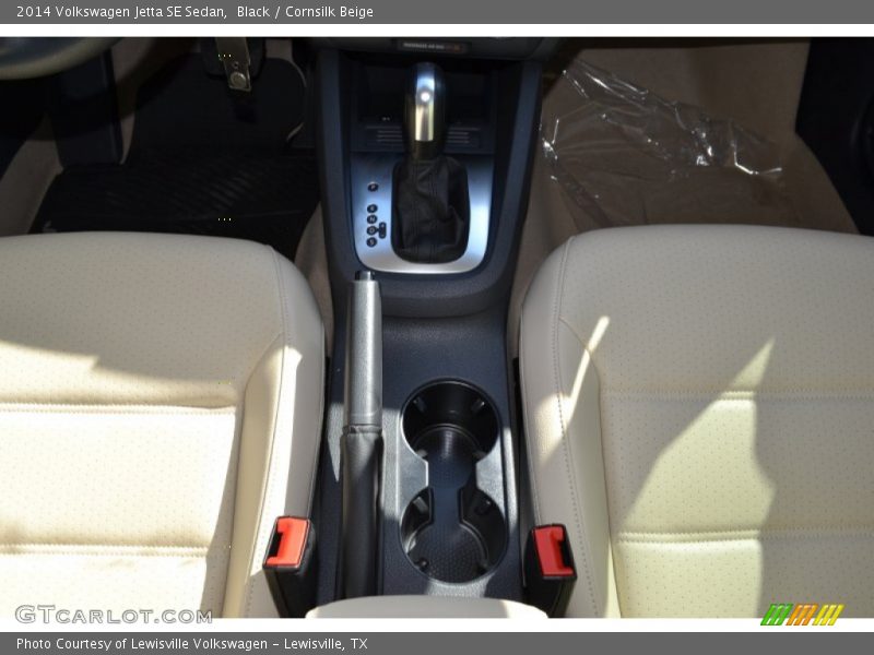 Black / Cornsilk Beige 2014 Volkswagen Jetta SE Sedan