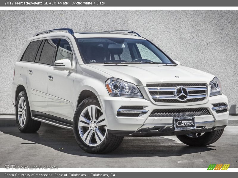 Arctic White / Black 2012 Mercedes-Benz GL 450 4Matic