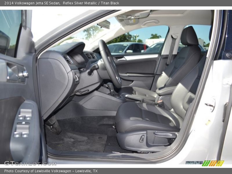 Reflex Silver Metallic / Titan Black 2014 Volkswagen Jetta SE Sedan