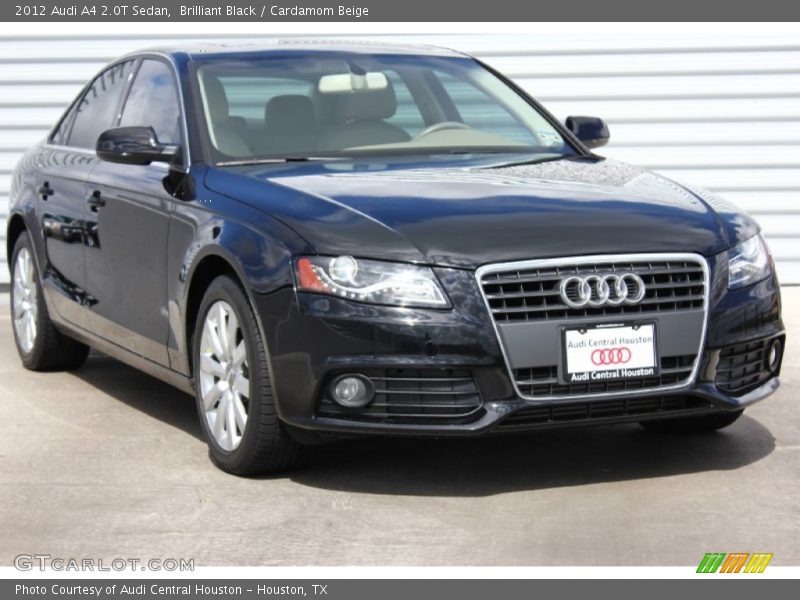 Brilliant Black / Cardamom Beige 2012 Audi A4 2.0T Sedan