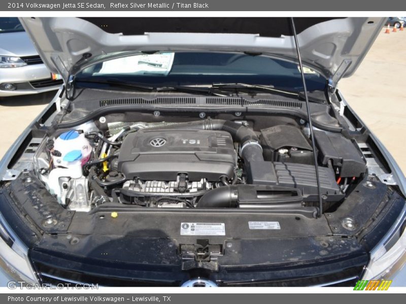 Reflex Silver Metallic / Titan Black 2014 Volkswagen Jetta SE Sedan