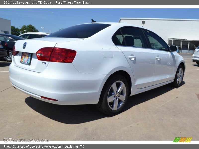 Pure White / Titan Black 2014 Volkswagen Jetta TDI Sedan