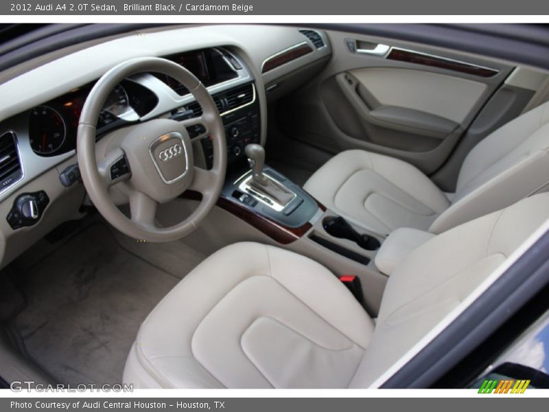 Brilliant Black / Cardamom Beige 2012 Audi A4 2.0T Sedan