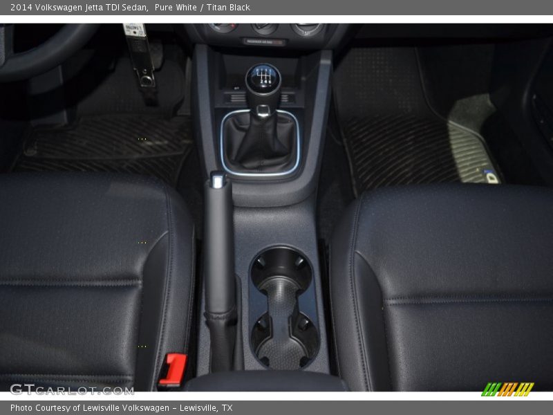 Pure White / Titan Black 2014 Volkswagen Jetta TDI Sedan